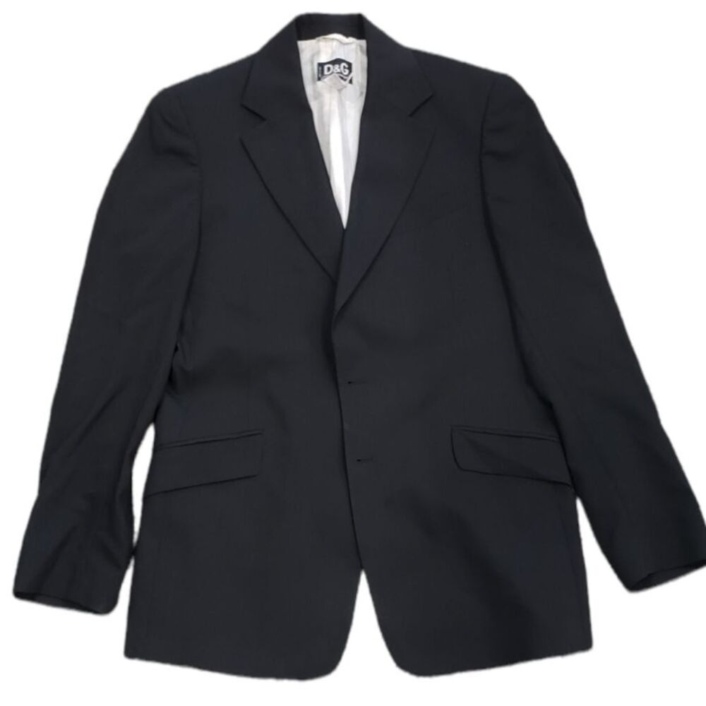 Dolce & Gabbana Black Ittierre Blazer 40r
